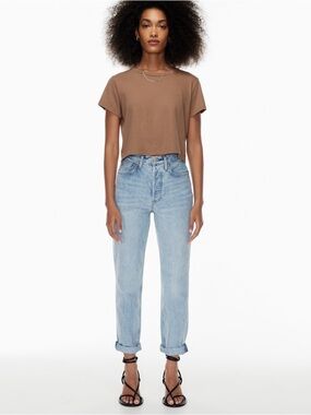 Denim Forum The Boyfriend High Rise Loose 28l jeans size 27